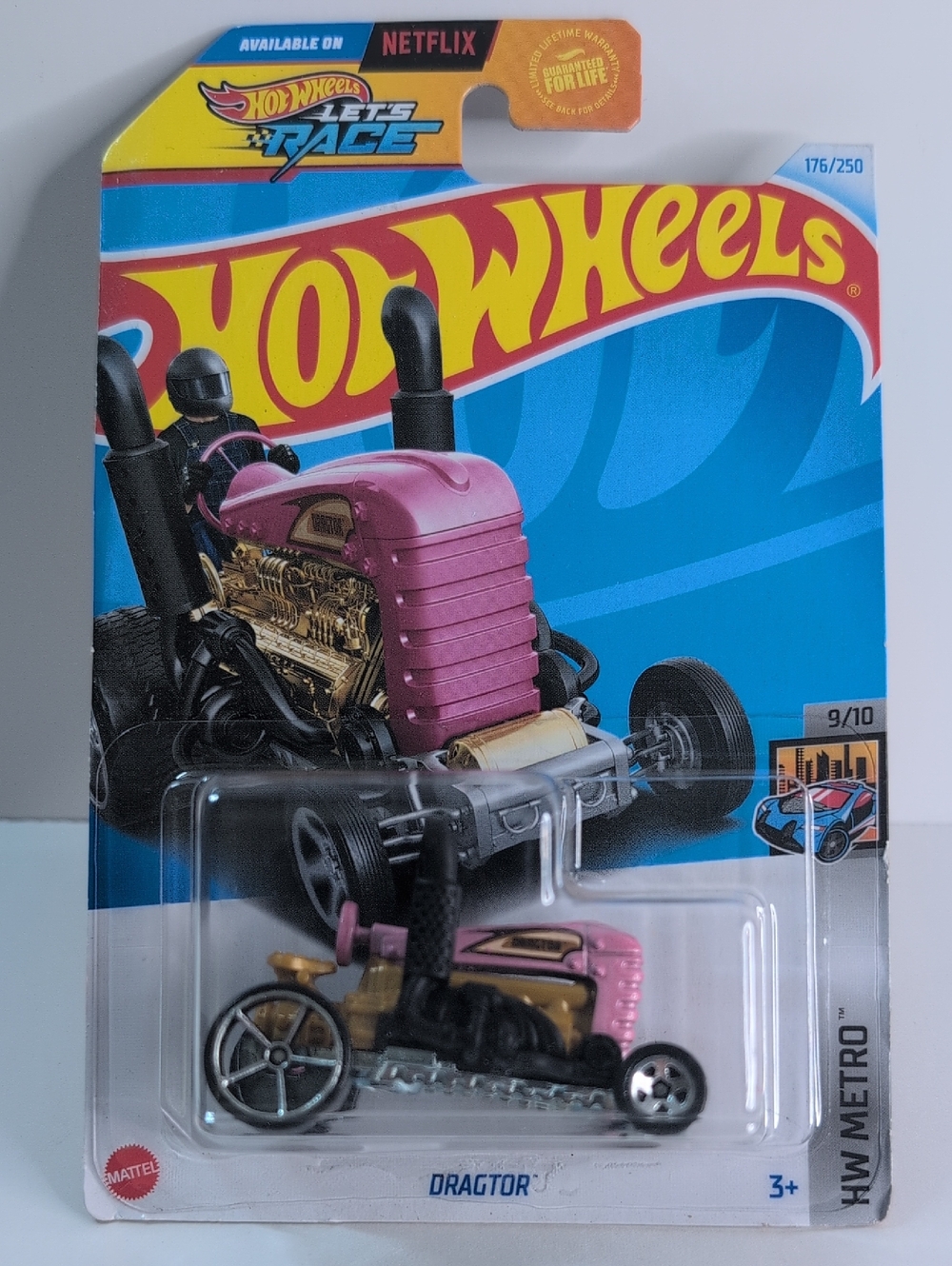 Hot Wheels Dragtor HW Metro Pink 176/250 9/10 Mattel NEW Ships In Box